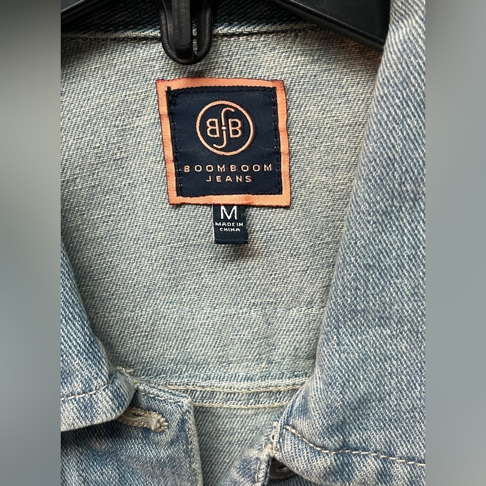 Boom Boom Jeans Denim Jacket
Sz Med. 5-Button Front 2 Pocket. - Picture 4 of 4
